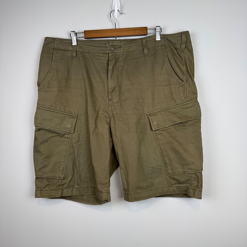 Levi's XX Mens Twill Cargo Shorts Size‎ 34 (35) Olive Green Gorpcore Tactical